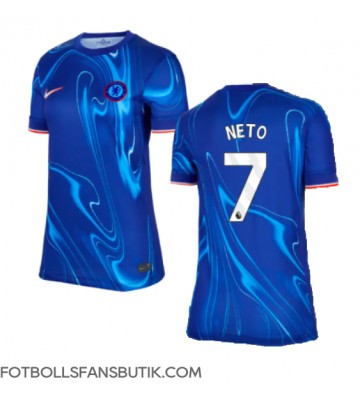 Chelsea Pedro Neto #7 Replika Hemmatröja Damer 2024-25 Kortärmad